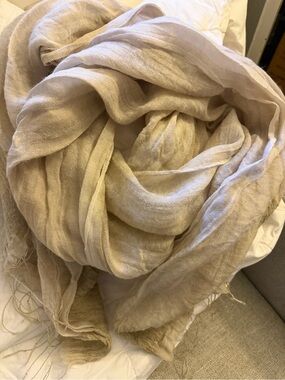 Light ombré Beige lightweight scarf